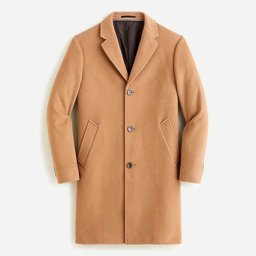 J.Crew Ludlow Camel Topcoat